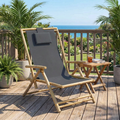 Chaise Relaxation Bambou Fond