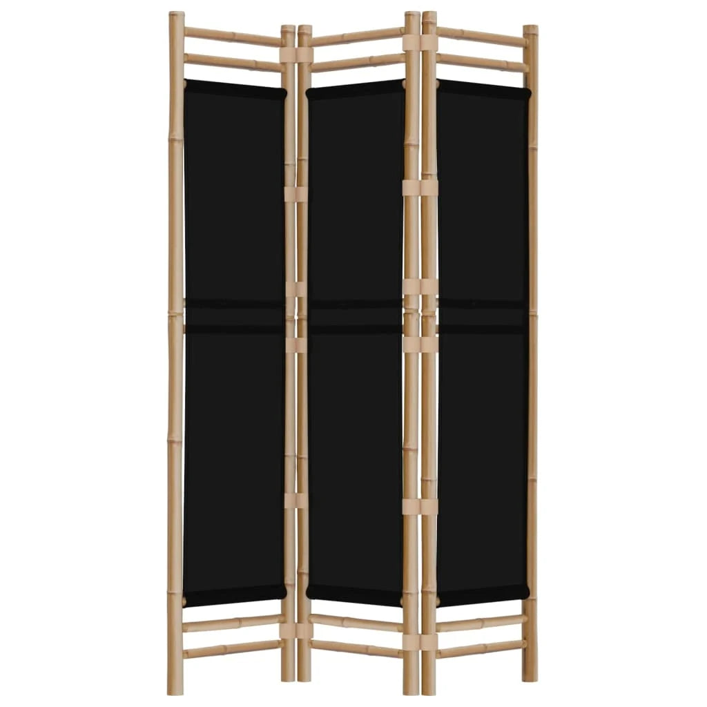 Cloison Bambou Noir Toile