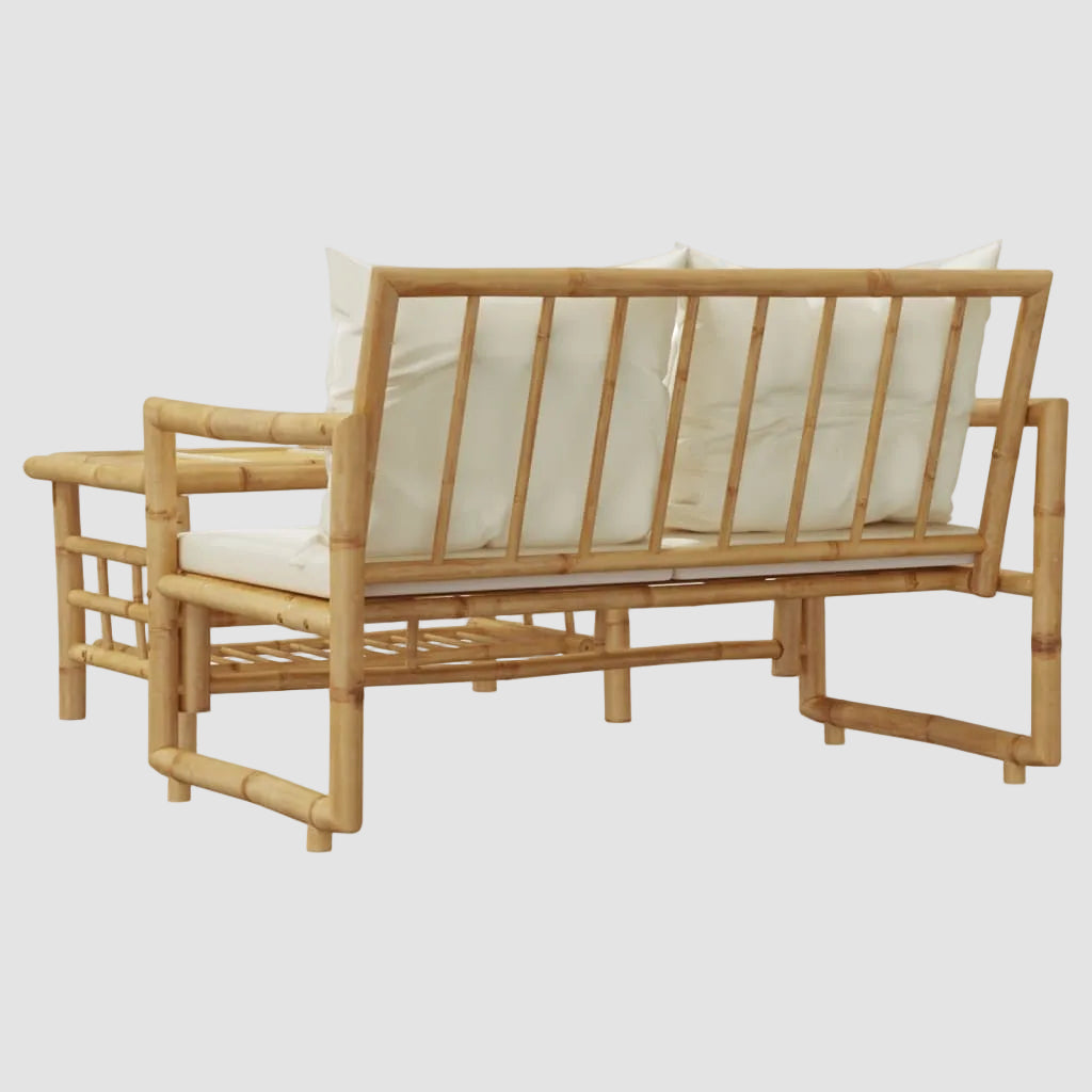 Ensemble Canape Bois Exterieur Derriere