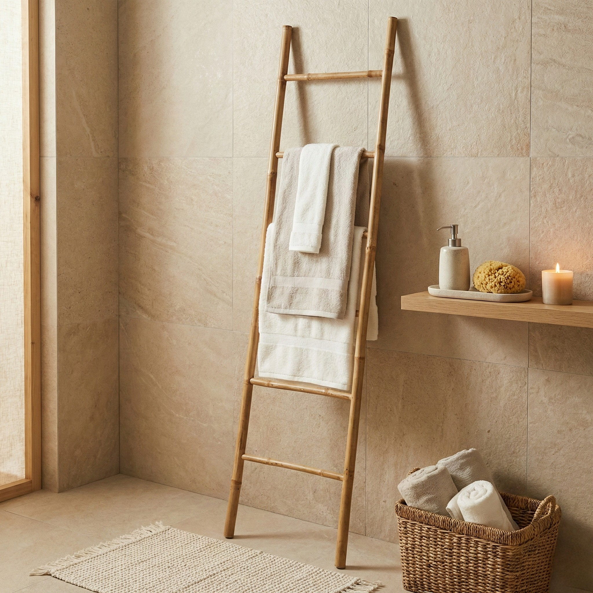 Porte Serviette Bambou