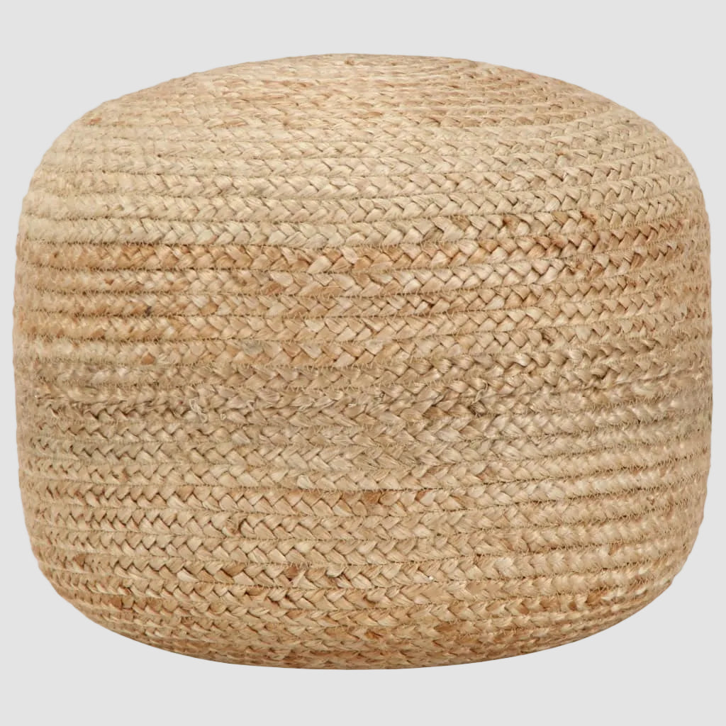 Pouf En Jute Beige
