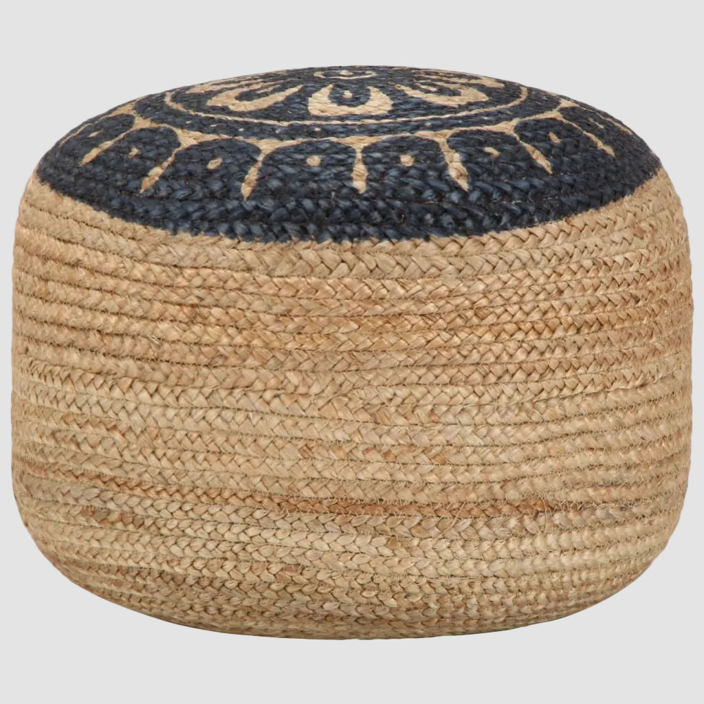 Pouf Rond En Jute Hawai Simple