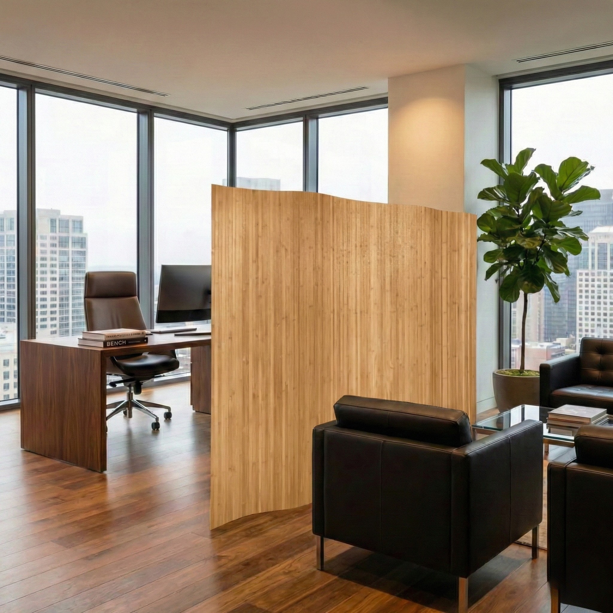 Separateur Bambou Bois Clair