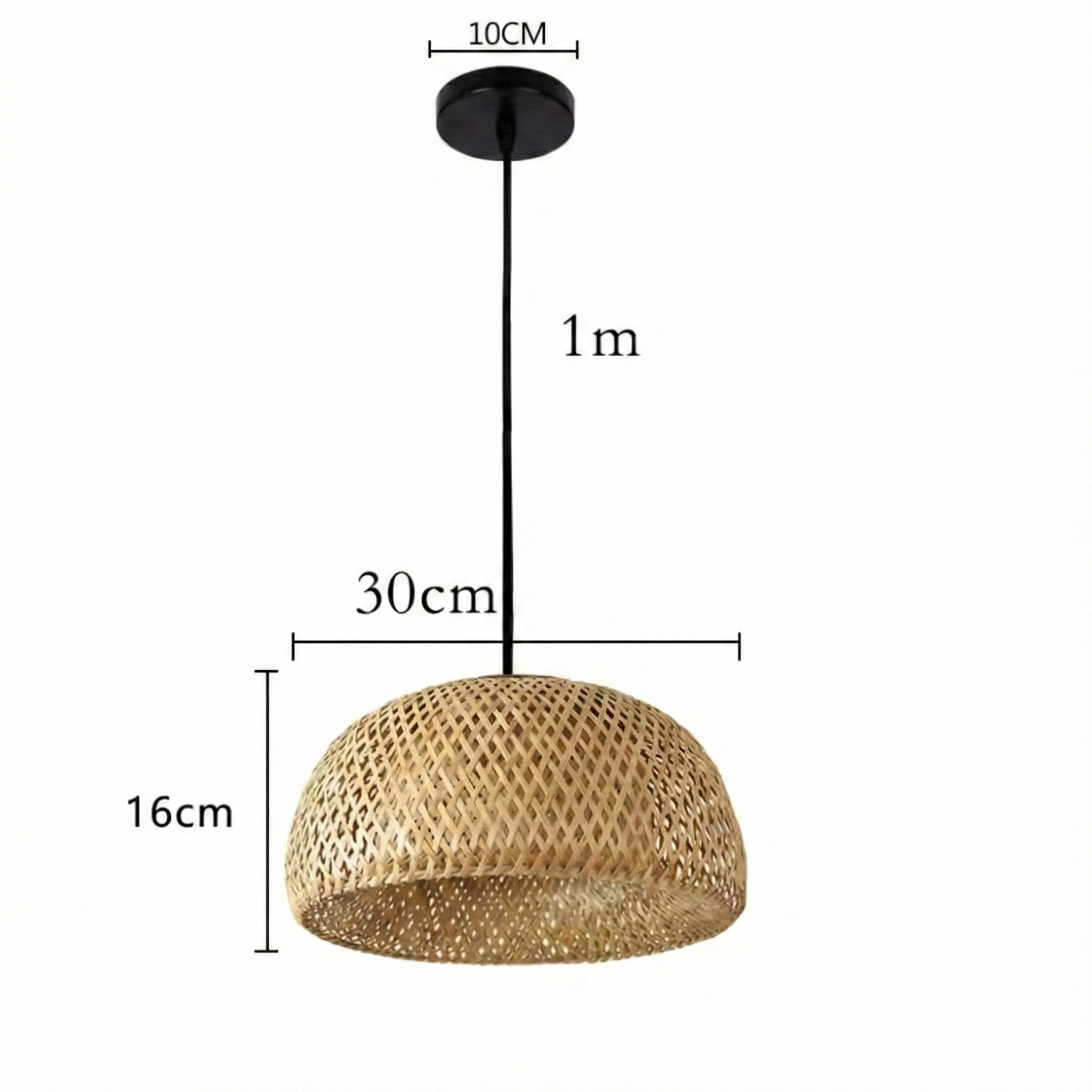 Suspension Bambou AUREA Noir