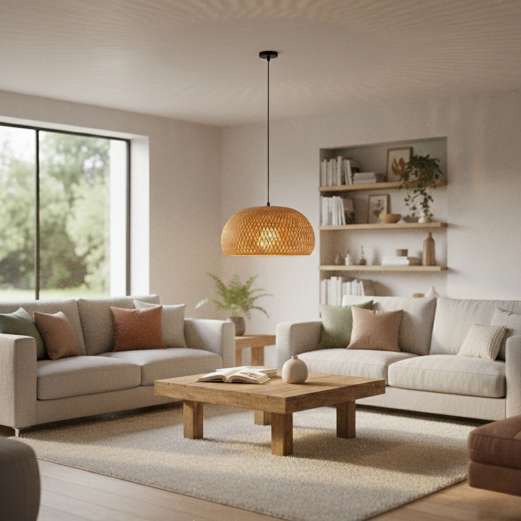 Suspension Bambou AUREA Salon