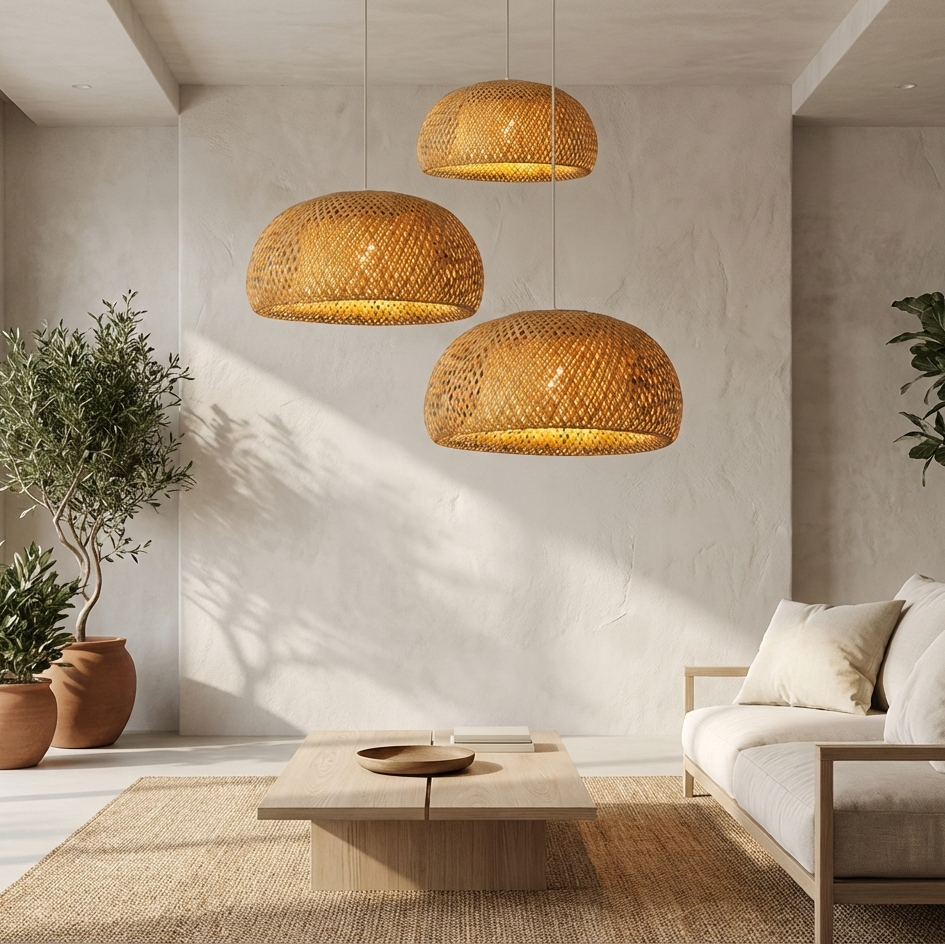 Suspension Bambou AUREA Salon2