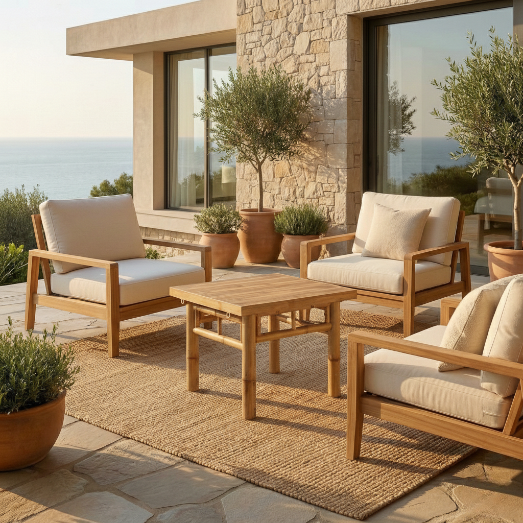 Table Bambou Exterieur