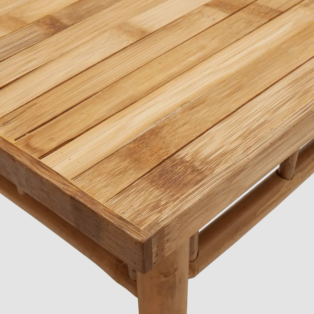Table Bambou Naturel Bois