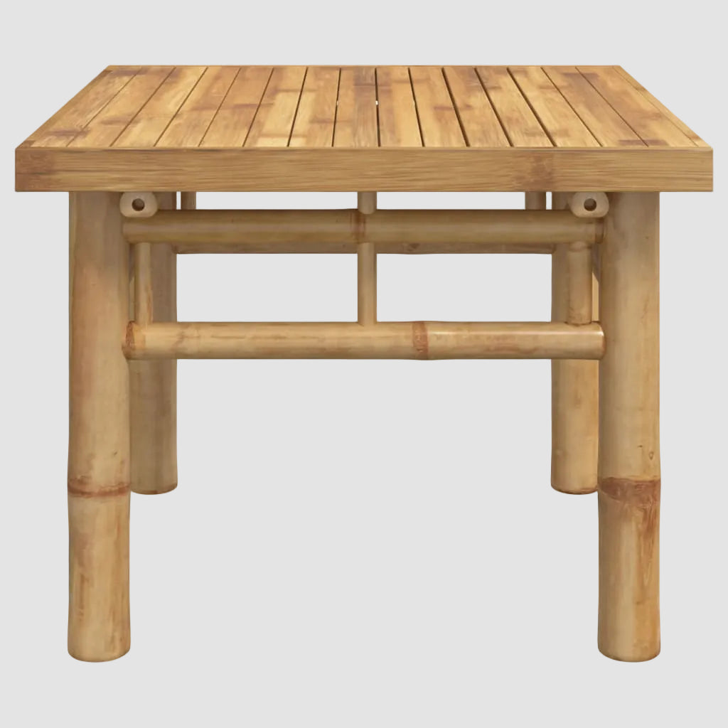 Table Bambou Naturel Face