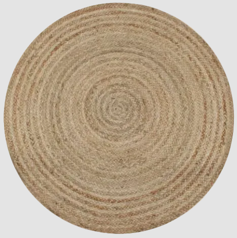 Tapis Jute Tresse Rond